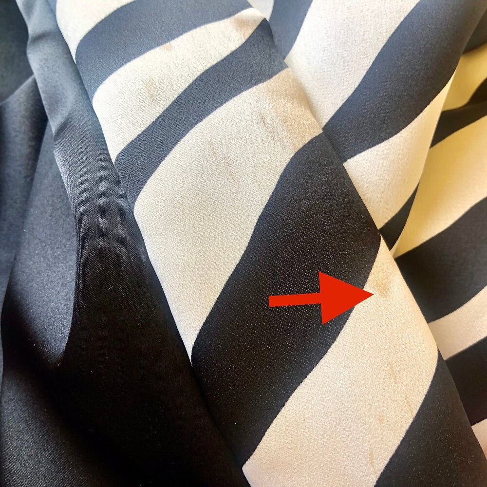 Natori Vintage 90's Jacket PUFFY Coat Lined Black & White Pockets Zebra Print - Picture 13 of 15